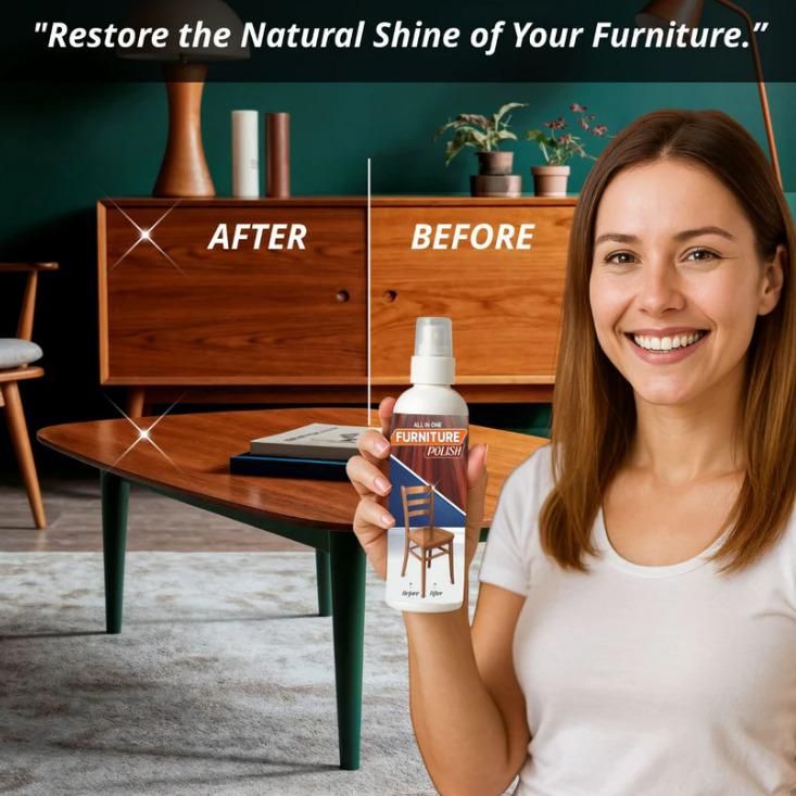 All-in-One Furniture Polish Spray 450 grm  Buy 1 get 2 free !