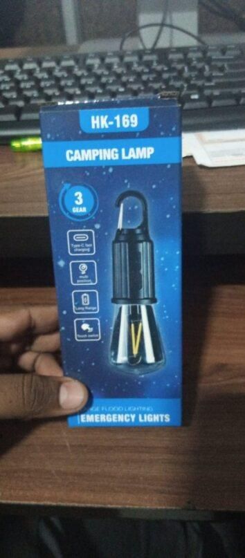 Multi-Mode Light for Camping, Decor, and Emergencies it is Unbreakable & Rechargeable:  Camping Bulb pack of 1
