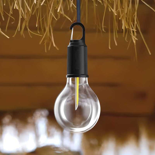 Multi-Mode Light for Camping, Decor, and Emergencies it is Unbreakable & Rechargeable:  Camping Bulb pack of 1