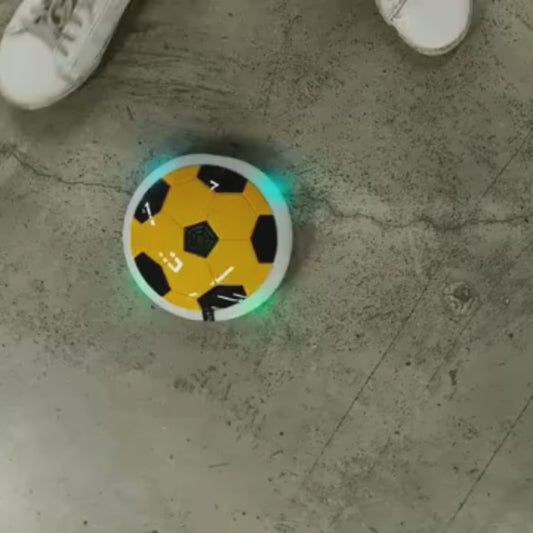 Iamalot Floating Hover Football with Colorful Flash Light Effect | Indoor & Outdoor Pro Air Football Game for Kids/Girls/Boys/Gifts